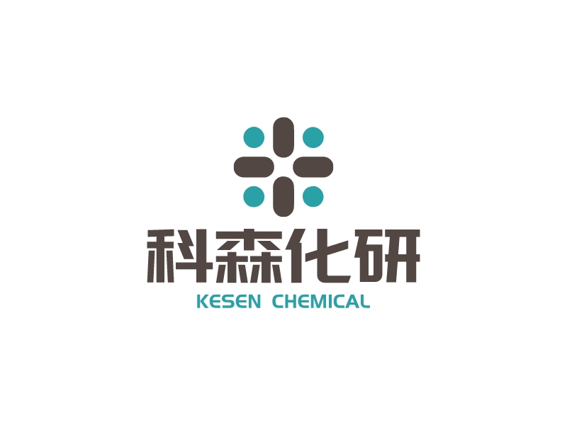 科森化研logo设计