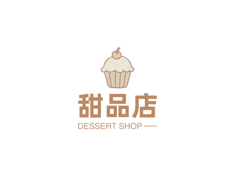 甜品店logo设计案例