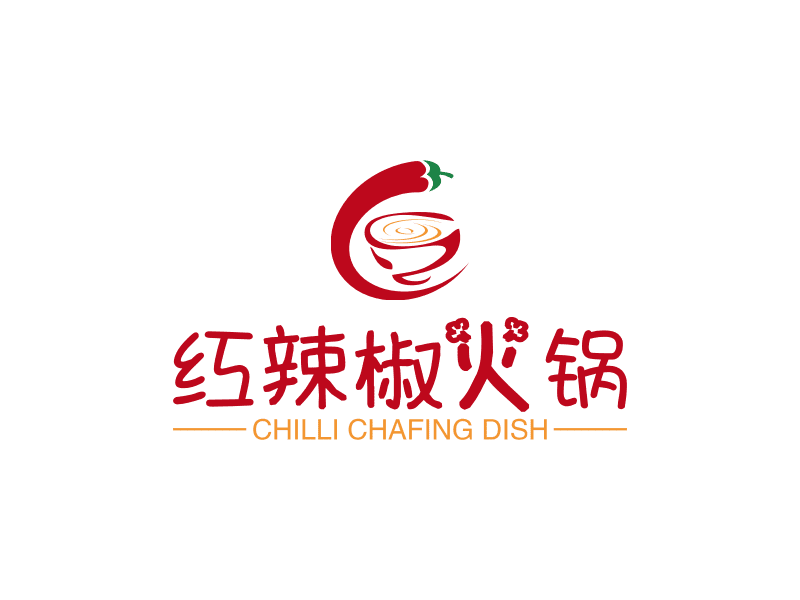 红辣椒火锅logo设计案例