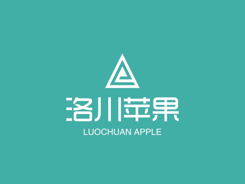 洛川苹果logo设计案例