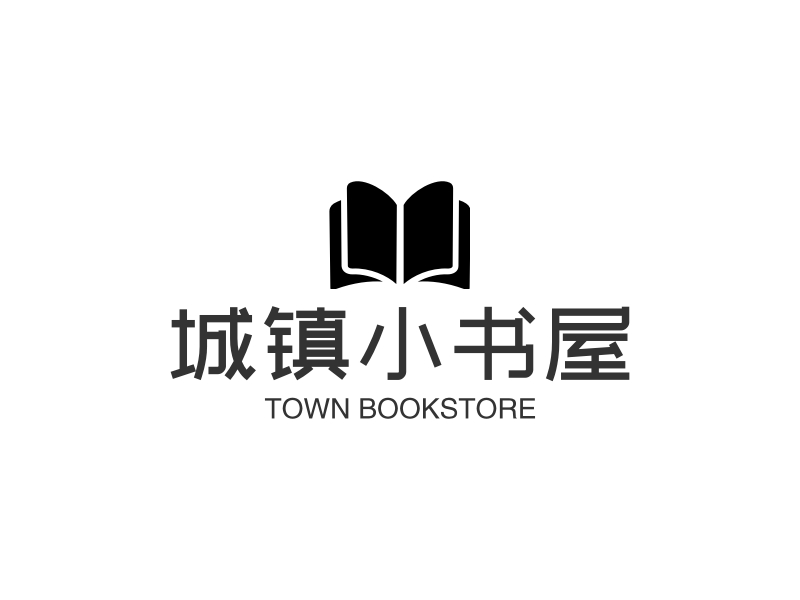 城镇小书屋logo设计案例