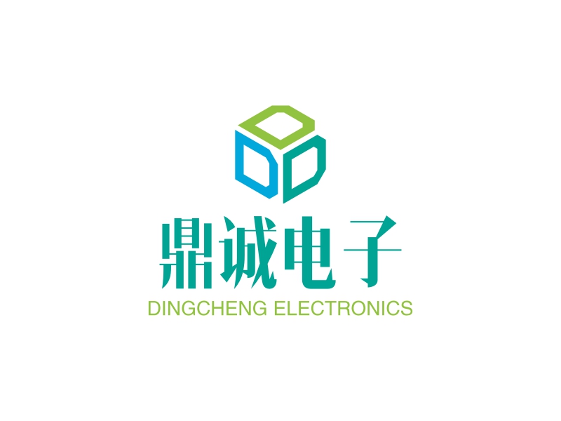 鼎诚电子logo设计案例