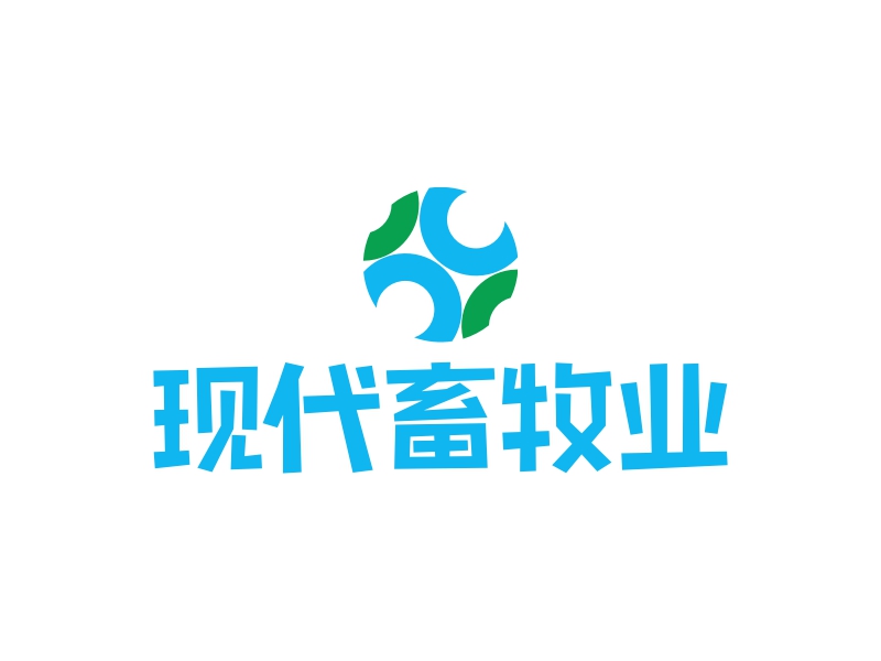 现代畜牧业logo设计案例