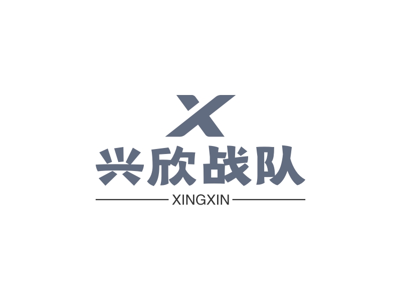 兴欣战队logo设计案例