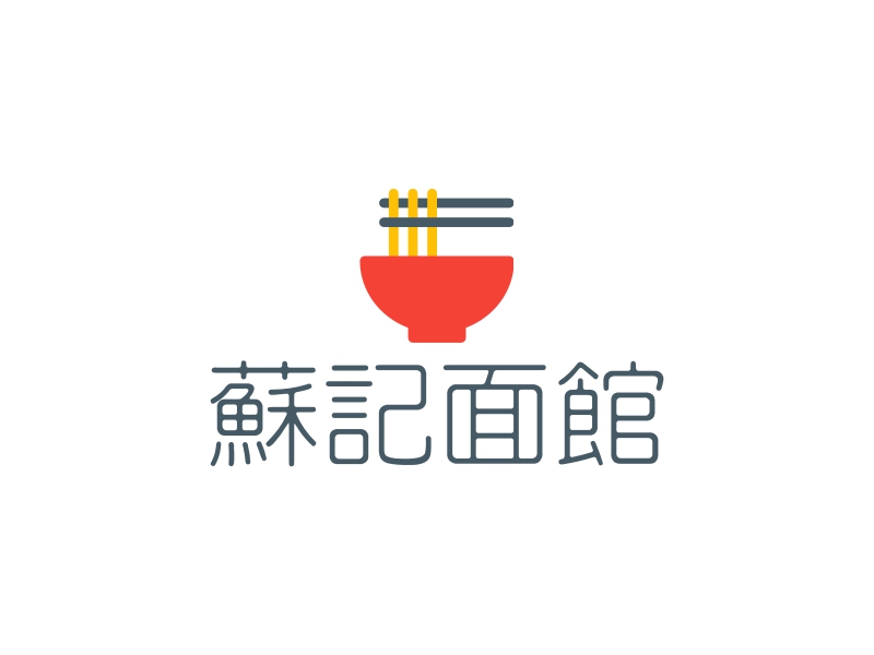 苏记面馆logo设计