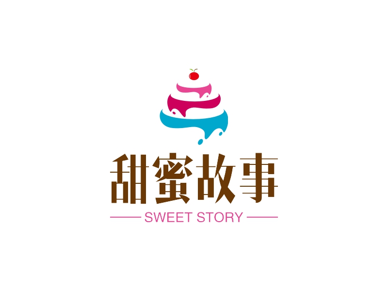 甜蜜故事logo设计