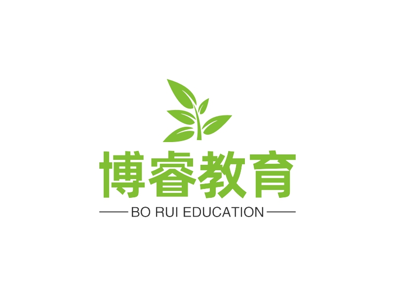 博睿教育logo设计案例