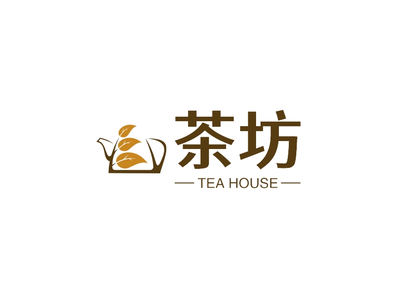 茶坊logo设计案例