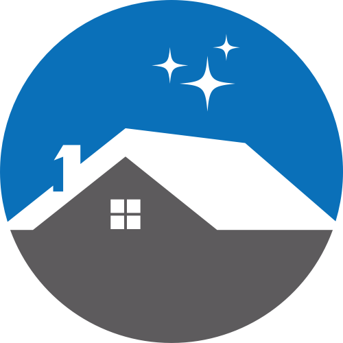 蓝色房屋矢量logo图标