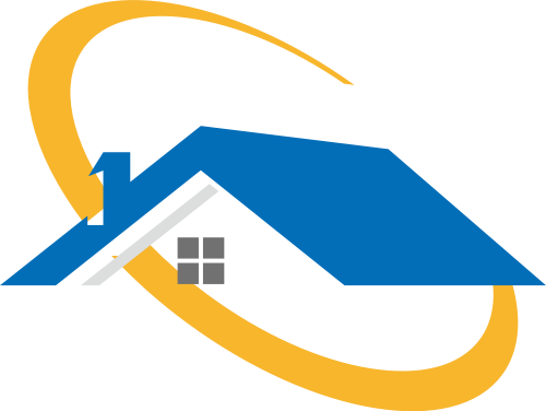 蓝色建筑房屋矢量logo图标