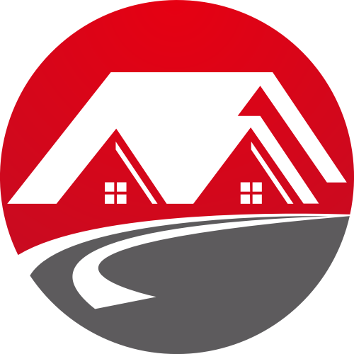 红色房屋矢量logo图标