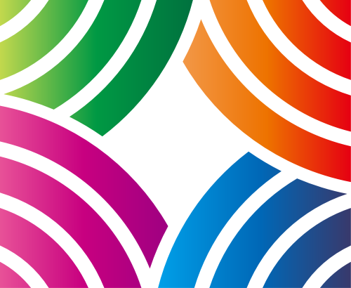 彩色长方形矢量logo图片