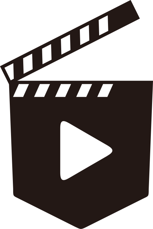 黑色视频矢量logo图标