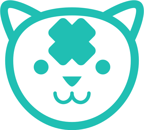 绿色猫矢量logo元素