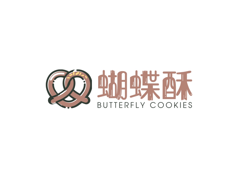 蝴蝶酥logo设计案例