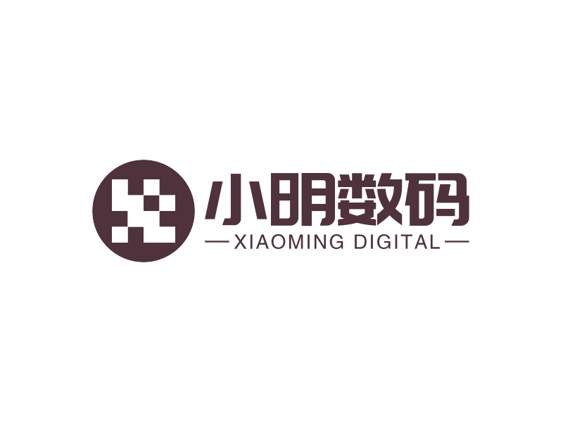 小明数码logo设计案例