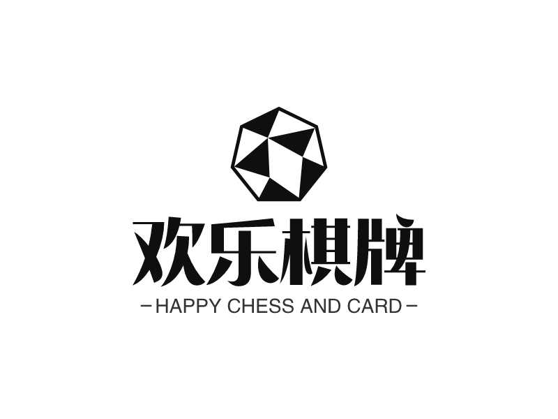 欢乐棋牌Logo设计