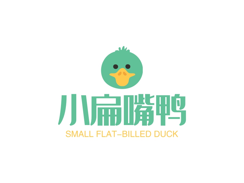 小扁嘴鴨logo設計案例