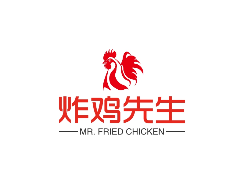 炸鸡先生logo设计案例