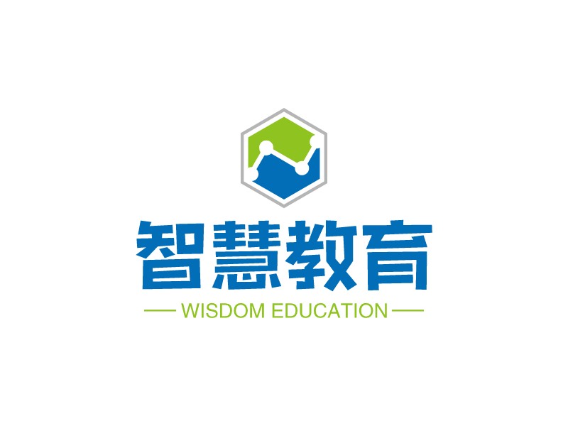 智慧教育logo设计案例