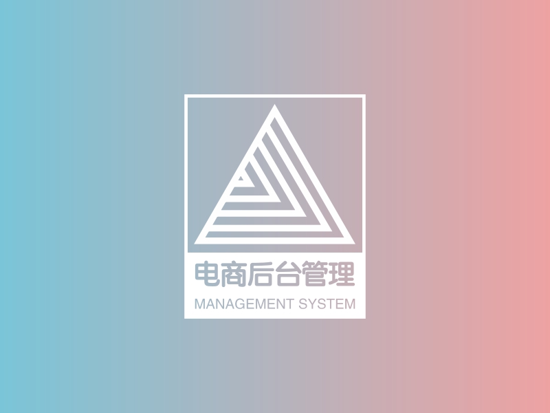 电商后台管理 - MANAGEMENT SYSTEM