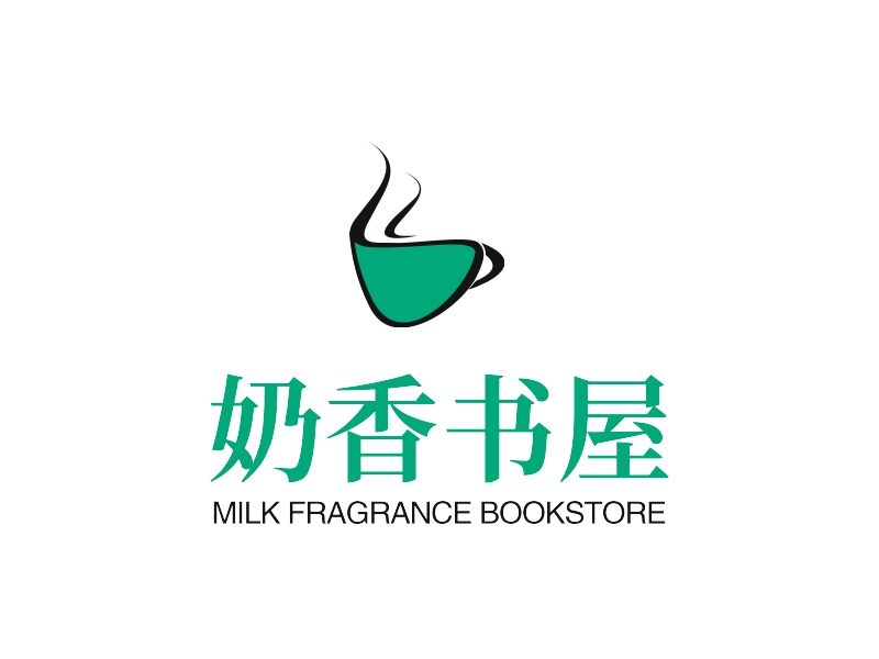 奶香书屋logo设计案例