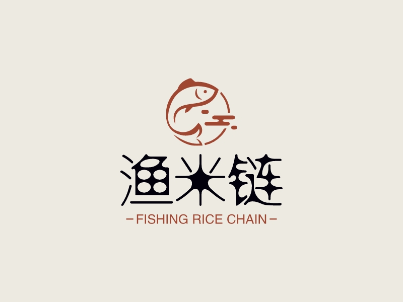 渔米链logo设计