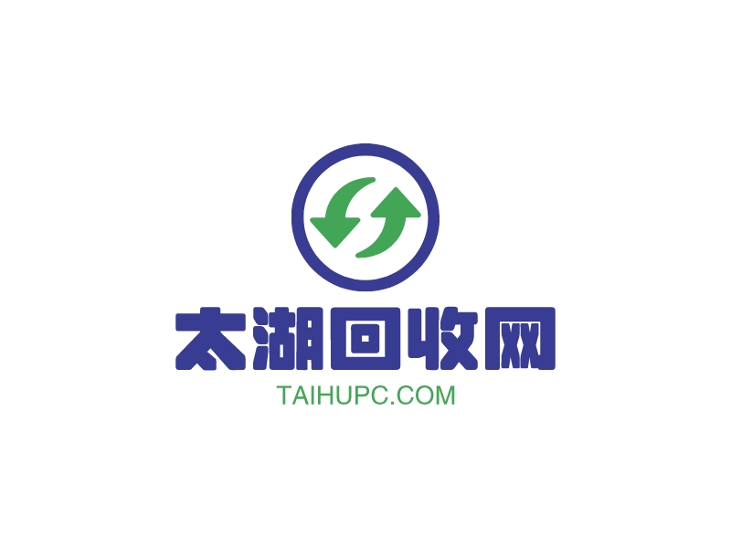 太湖回收网logo设计