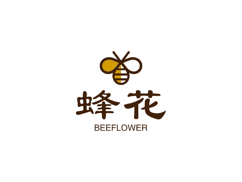 蜂花logo设计