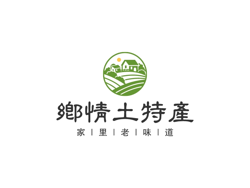 乡情土特产logo设计