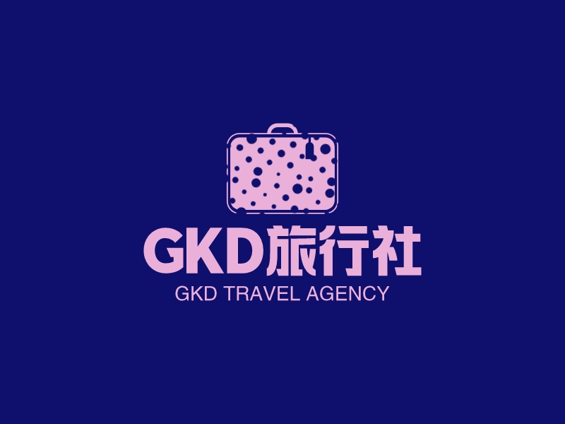 GKD旅行社logo设计