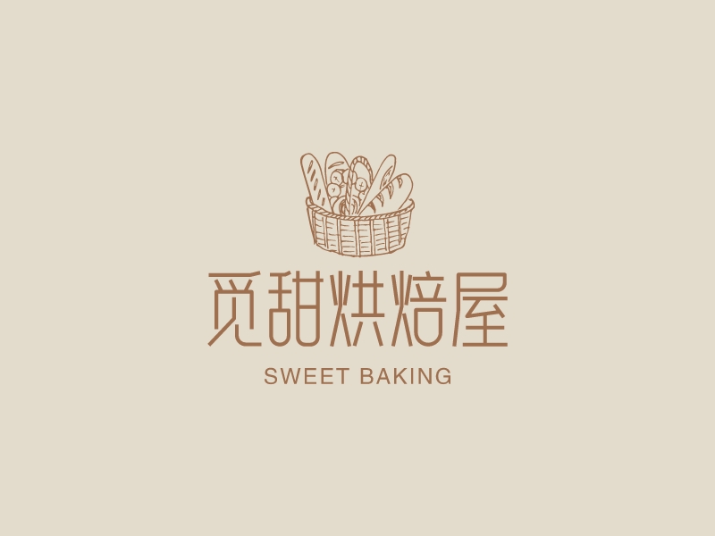 觅甜烘焙屋logo设计
