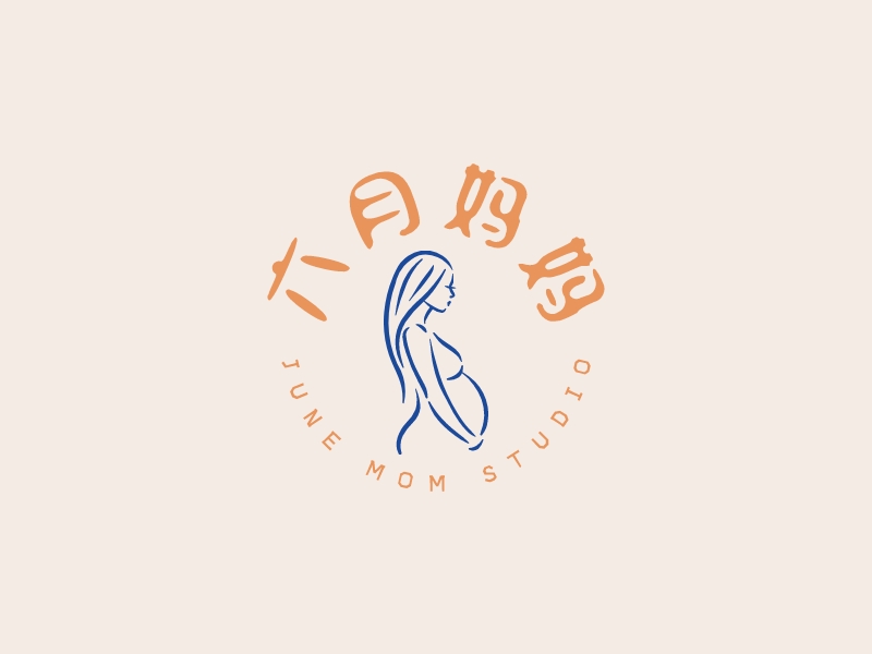 六月妈妈logo设计