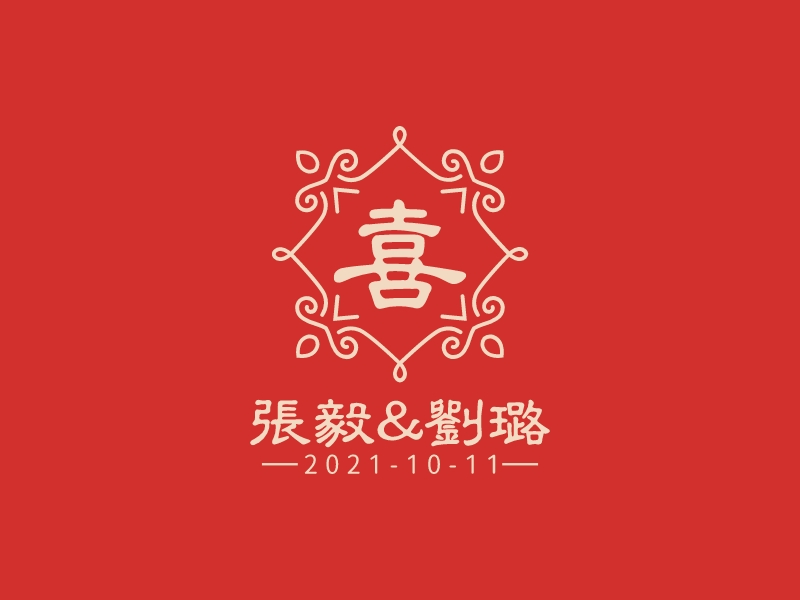 张毅&刘璐logo设计