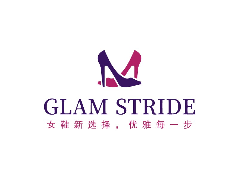 Glam StrideLogo设计